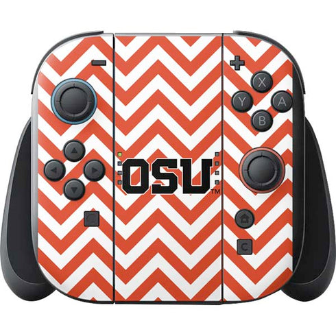 Oregon State University Chevron Nintendo Switch 2 (2025) with Joy-Con Skin